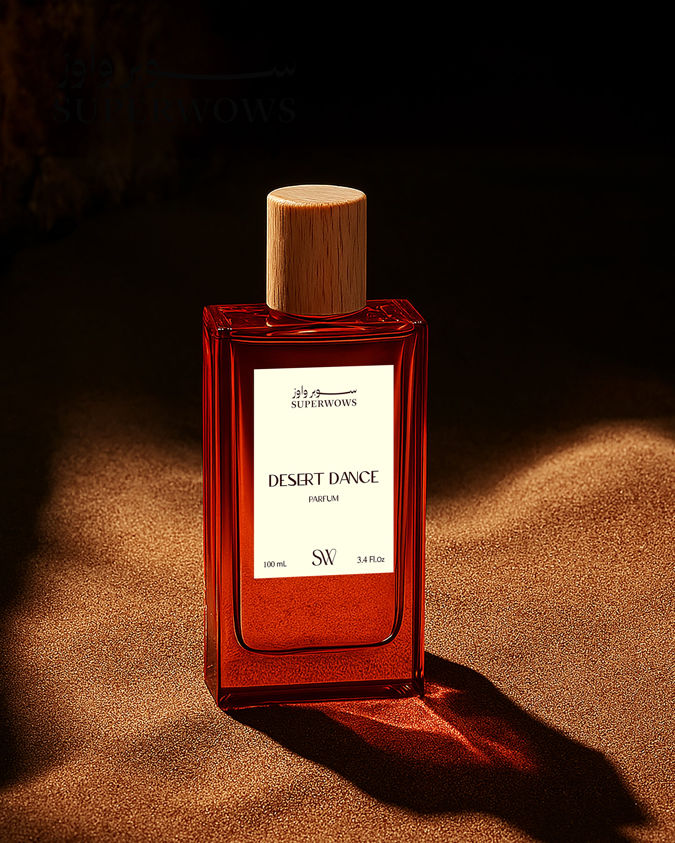 "زجاجة عطر Desert Dance من Super Wows بأجواء مستوحاة من رمال الصحراء الذهبية"

 بنكهات متعددة ومكونات طبيعية
 تناسب جميع الأذواق بروح عصرية
مناسب للهدايا